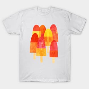 Ice Lollies and Popsicles Food Art T-Shirt